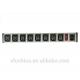 IEC 60320 C13 C14 PDU POWER STRIP for computer, Smart 8 Socket Power Strip Bar For Network Cabinet , Multiple Electrical Outlets
