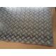 Silver Effect Embossed Aluminium Sheet 24 X 24 4x4 5052 5005 H32 Aluminium Chequered Plate