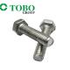 Metal Hexagon Head Bolts Are Made Of Carbon Steel With DIN 933 Thread