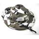 Black / White 100% Cotton Bucket Hat With Nylon Strings / Printed Embroidered Patterns