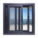 Novel Casement Horizontal Double Glass Windows with Stainless Steel Screen Netting