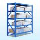 Customized Boltless Metal Medium Duty Rack Space Saving Steel Shelving