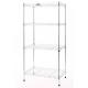 4 Tier Stainless Steel Wire Shelves Customized Logo Non - Folding Rack