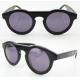 Handmade Round Acetate Frame Sunglasses With Polarized Lens