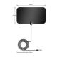 4k Cable Adapter Antena Digital Hdtv Amplifier Signal Booster Tv Antenna for Adhersive Mount