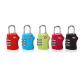 3-digit travel bag accessories lock alloy zinc