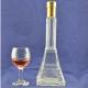Embossed High Flint Glass Material Eiffel Tower Shape Glass Liquor Bottle with Cork