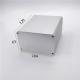 104*63*120mm Custom Extruded Aluminum Instrument Enclosure For Electrical