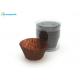Brown Food Grade Greaseproof Cupcake Cases 35 - 110 Gsm Paper Weight