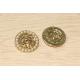 ODM Decorative Clothing Buttons Pearl Embedded 25mm Long Copper Material