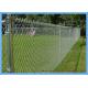 Electro Galvanized Chain Link Fence Panels , Chain Wire Fencing For Building Materials