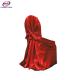 Polyester Red Chair Covers And Sashes Customized For Weddings Events