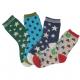 Custom design, color knitted star Patterned Children's Socks
