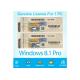Online Activation Windows 8.1 Product Key Code Lincense COA Sticker 64/32 Bit