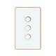 Smart Home Interruptor Smart Recessed Design Concave Concavo Glass Single Fire Line Without Neutral Wire Zigbe