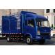 Howo 2080 one and a half row fence cargo truck with blue color