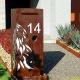 OEM ODM Rusted Steel Garden Sculpture Outdoor Friendly Metal Tree Letter Box