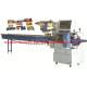 Blue And Silver Flow Wrap Packing Machine 30-90 Bags/Min