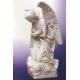 white marble kneeling angel