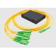 Datacentre ABS Box Corning Fiber SC APC Fiber Optic Cable Splitter 1 In 8 Out