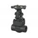 NPT High Temp Pressure Seal Globe Valve Bonnet A105 With Nace Mr0175 Material/forged globe valve with electric actuator