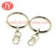 jiayang  high quality bulk price 2.0mm wire key ring gold plated