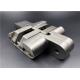 25x118x18mm Adjustable SOSS Type Hinges / Silver 180 Degree Hidden Hinge