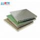 Alumetal Silver Mill Finished Aluminum Honeycomb Core Sandwich Panel For Solar Industry