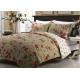 Printed Machine Quilting Bedspreads And Coverlets 3pcs Color / Pattern Customized