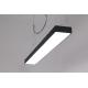 Black Aluminum Profile for LED light bar,LED Linear strip Light suspended office lighting