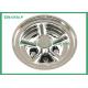 8 Inch Golf Cart Wheel Covers SS 5 Spoke Hub Caps For Steel Wheels 330g