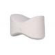 White Pain Relief Memory Foam Knee Pillow For Sciatic Nerve , Sleeping Knee Pads