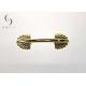Gold Shell Shaped Plastic Coffin Handle Popular Product With High Durability P9003