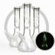 Luminuos Maple Leaf  Thick Hookah Bong 13.5 Inch Borosilicate Glass Water Pipe