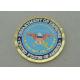 Department Of Defense Personalized Coins With Box Packing And Diamond Cut Edge