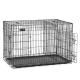 OEM ODM Custom Metal Dog Crates Space Saving With 2 Doors Removal  Tray