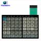 Electric Matrix Metal Domes Membrane Keypad Switch With Clear LCD Window