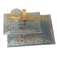 air mail metallic holographi rose gold bubble padded mailer / Zip lockk bubble bag/ slider bubble bag,Holographic Factory