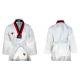 110-180cm white  Custom taekwondo clothes uniform suits manufacturer