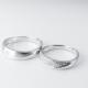 High Clarity Mirror Polished 9.9g Personalised Couple Rings