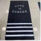 100% cotton velour woven jacquard custom logo beach towel