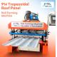 18-20 Station Roof Sheet Roll Forming Machine 0.3-0.8mm Hydraulic Cutting