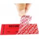 Transfer Tamper Evident Security Warranty Void Stickers/Labels/Seals (Red, 1 X 3.35 Inches, Serial Numbers)