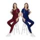 China factory custom cotton and polycotton workwear hospital medical scrub uniforms for medical workers
