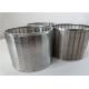 Curved Wedge Wire 50Um Water Screen Filter Stainless Steel 316L