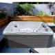 Small Size 3 People Freestanding Hot Tub Outdoor Whirlpool Spa Bathtub With LED