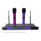 UM-1020 professional  double channel VHF wireless microphone with screen  / micrófono / good quality