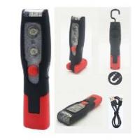 Handheld Rechargeable LED Work Light Camping Inspection LED Flashlight 45x30x190mm