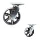 ISO9001 Flat Tread Swivel Plate 6 Inch Swivel Castor Wheels For Dolly 