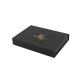 Sturdy Black A4 Paper Gift Packaging Custom Magnetic Box Cardboard Personalized Foil Logo